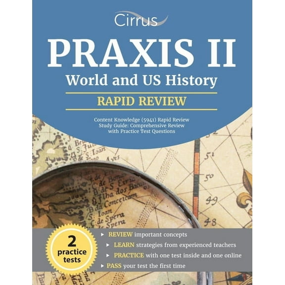 Praxis II World and US History Content Knowledge (5941) Rapid Review Study Guide: Comprehensive Review with Practice Tes, (Paperback)