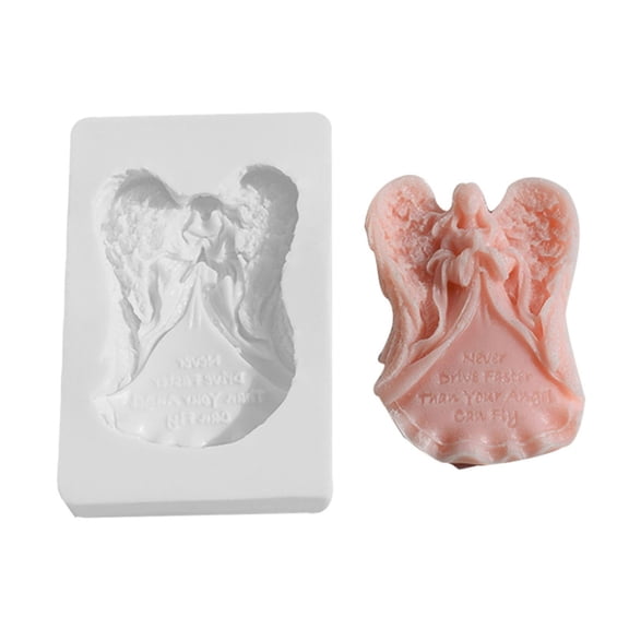 Pray Angel Mold Cake Silicone Mold Soap Plaster Mold Dessert Chocolate Fondant Baking Mold Epoxy Crafts