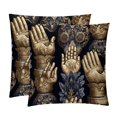 thumbnail image 1 of Pray Covers Throw Pillow Set - 2 Pack Throw Pillow Inserts Included - Unique Patterns - 16x16, 18x18, 20x20 Inches for Home Decor - Throw Pillow - Decorative Pillows, 1 of 6