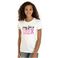 thumbnail image 1 of Pray For A Cure Breast Cancer Aware Womens Slim Fit Graphic Tee Brisco Brands M, 1 of 5