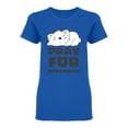 thumbnail image 1 of Pray For Australia T-Shirt Women -Image by Shutterstock, Female 3X-Large, 1 of 2