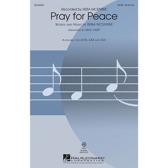 Pray For Peace Showtrax Cd Pop Choral Series