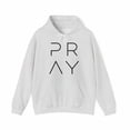 thumbnail image 1 of Pray Hoodie – Minimalist Christian Hooded Sweatshirt Men Women – Jesus Faith Hoodie, 1 of 22