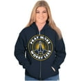 thumbnail image 1 of Pray More Worry Less Religious Zip Up Hoodie Men's Women's Brisco Brands S, 1 of 6