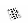 thumbnail image 1 of Pray On It Over It Through IT Waterproof Sticker, 1 of 1
