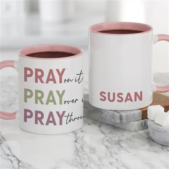 Pray On It Personalized, Bekilab, 11oz-15oz Mug