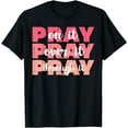 thumbnail image 1 of Pray On Over Through It God Jesus Christian Men Women T-Shirt, 1 of 4