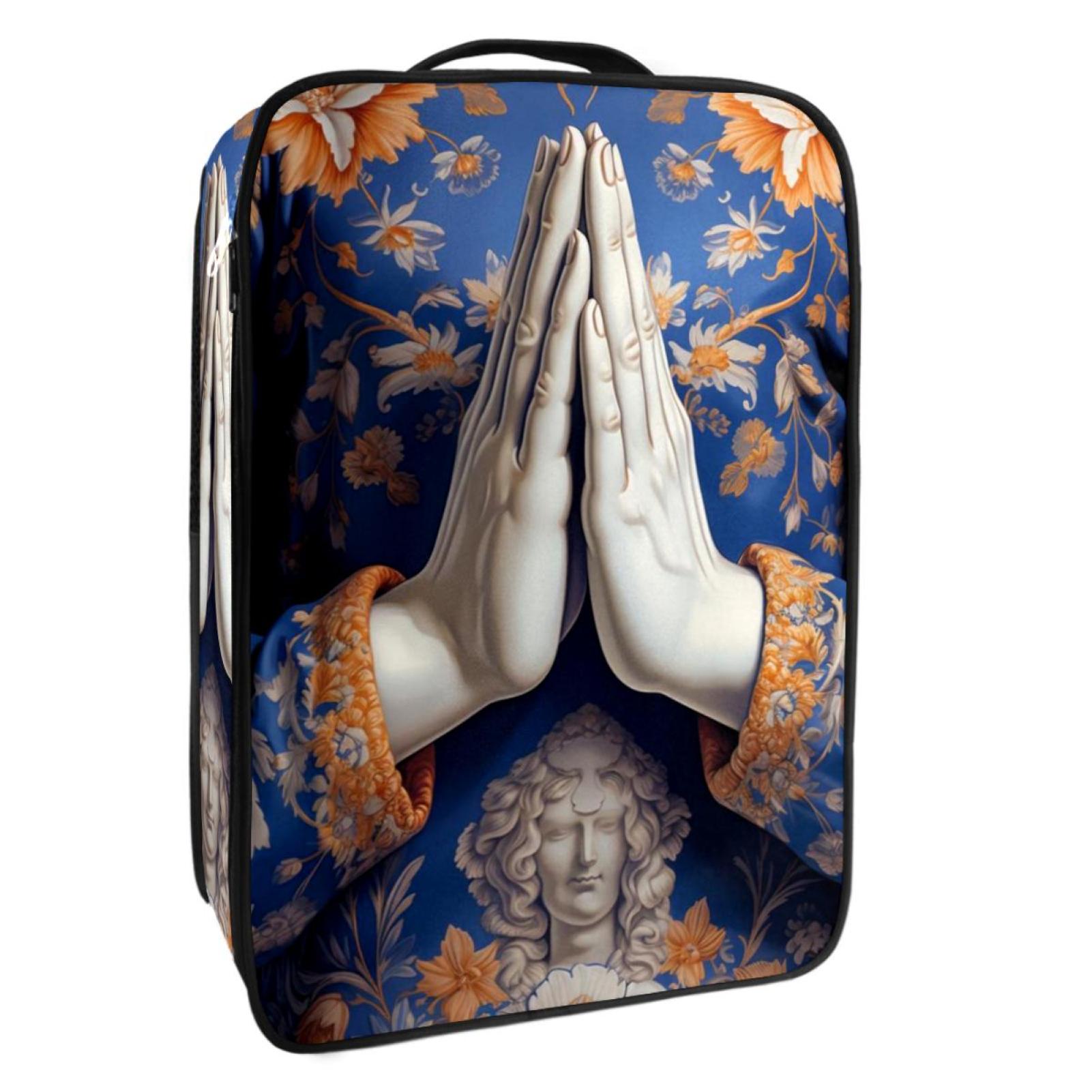 Pray Organize Your Shoes with Stylish Polyester Shoe Racks 23x31cm