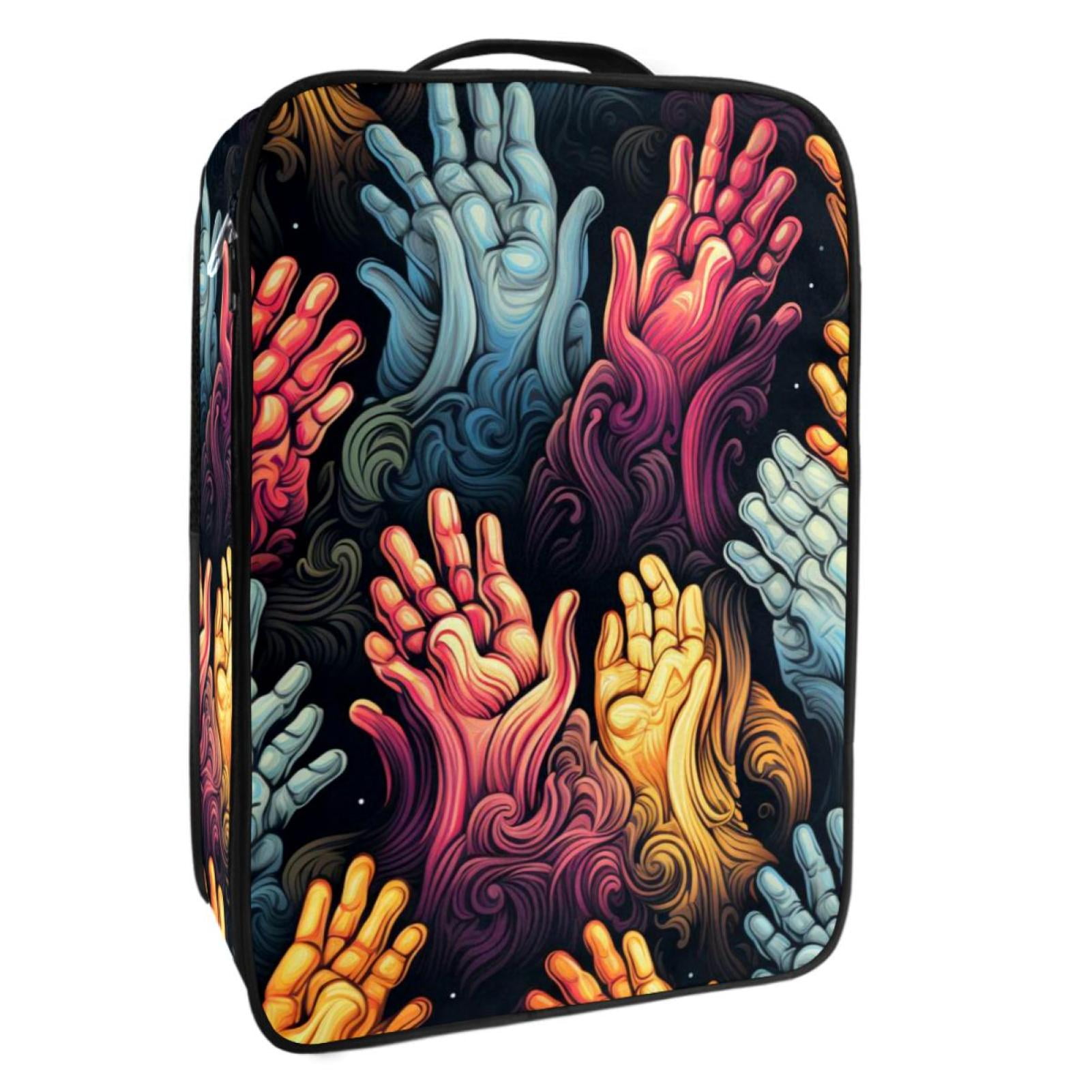 Pray Polyester Shoe Box Organizer for 9x12in Shoes 23x31cm Storage