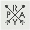 thumbnail image 1 of Pray Stylized DIY Cookie Wall Craft Stencil - 3.5 Inch, 1 of 5