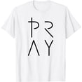 thumbnail image 1 of Pray T-Shirt, Womens Christian T Shirt T-Shirt, 1 of 5