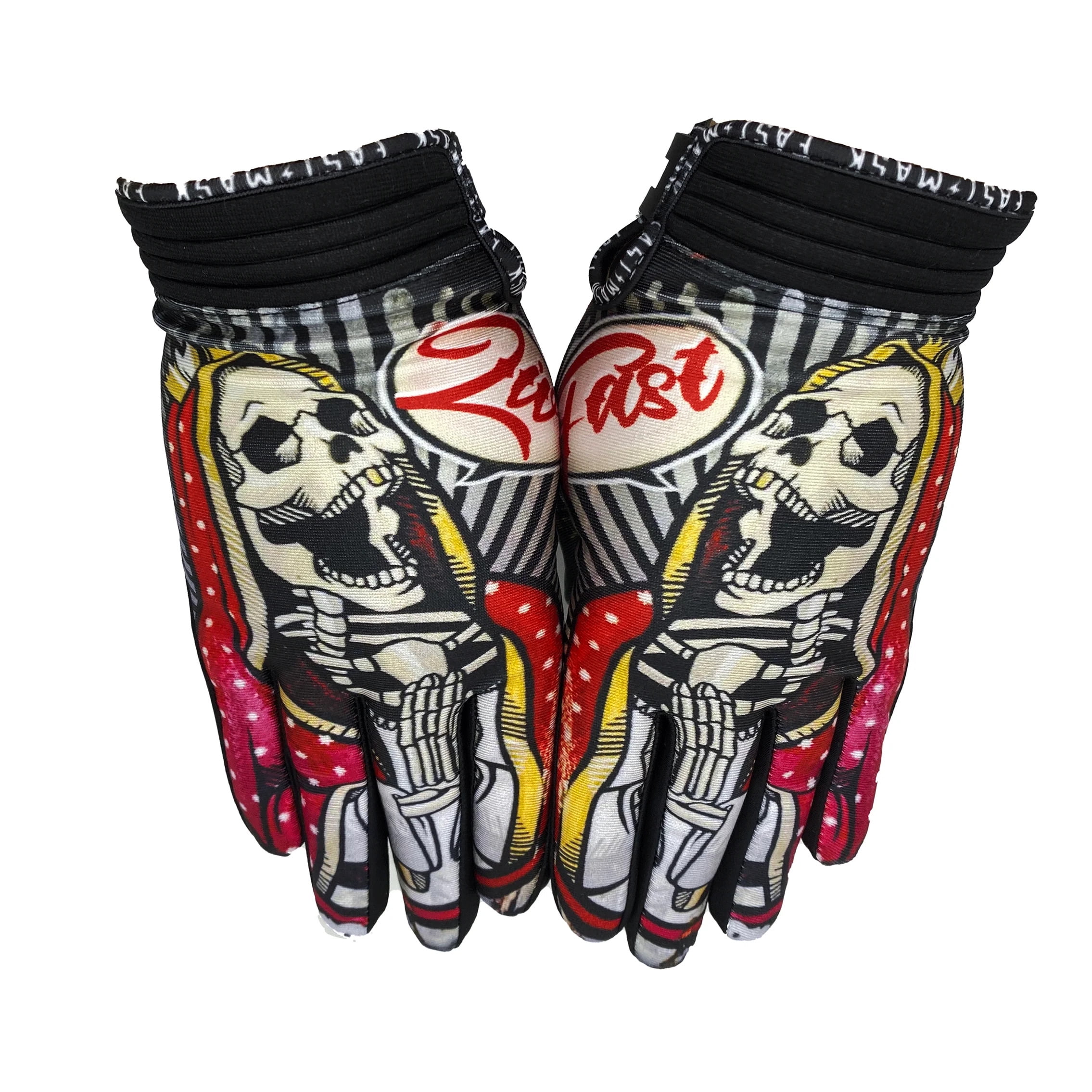 Pray To The Gods Live Fast Motocross Bike Gloves