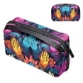 thumbnail image 1 of Pray USB Case Digital Bag Cord Organizer Box Charger Case Oxford Cloth Waterproof Electronics Storage Bag 5.9x9.44x3.14 in, 1 of 6