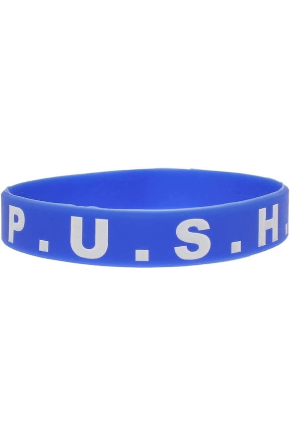 Pray Until Something Happens PUSH Bracelets - Silicone - Pack of 12