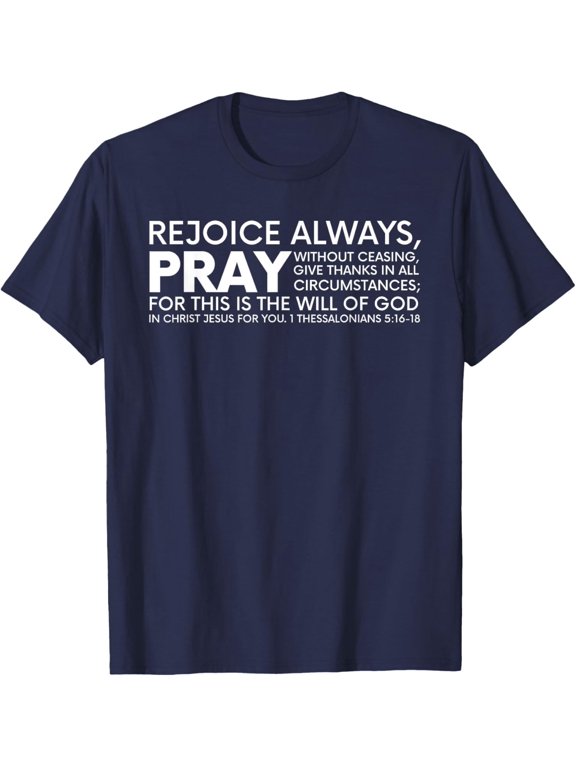 Pray Without Ceasing Christian Bible Faith T-Shirt