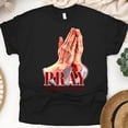 thumbnail image 1 of Pray Without Ceasing T-Shirt, Christian Prayer Graphic Tee for Women, Black, Size 2XL, 1 of 6