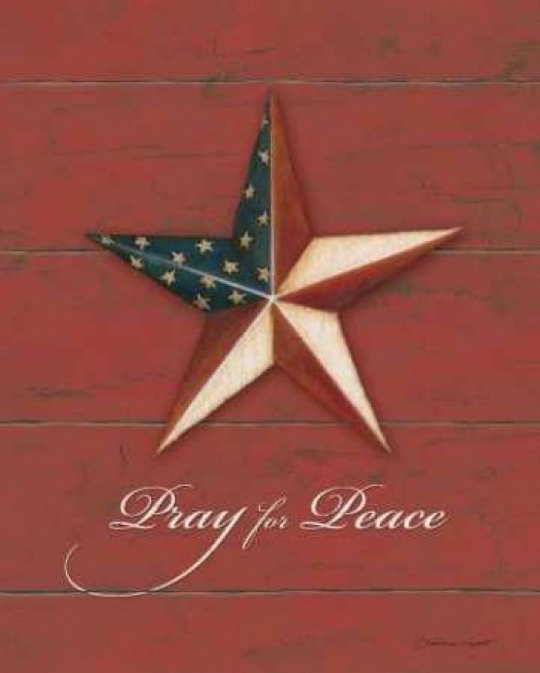 Pray for Peace Canvas Art - Stephanie Marrott (24 x 30)