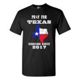 thumbnail image 1 of Pray for Texas Map Hurricane Harvey Survivor 2017 DT Adult T-Shirt Tee, 1 of 2