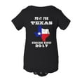 thumbnail image 1 of Pray for Texas Map Hurricane Harvey Survivor 2017 DT Infant Baby Rib Bodysuit, 1 of 2