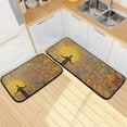 thumbnail image 1 of Prayer Abstract Painting Kitchen Mat Set of 2 Cushioned Non Slip Rugs for Bedroom Floor Runner Mats, 1 of 7