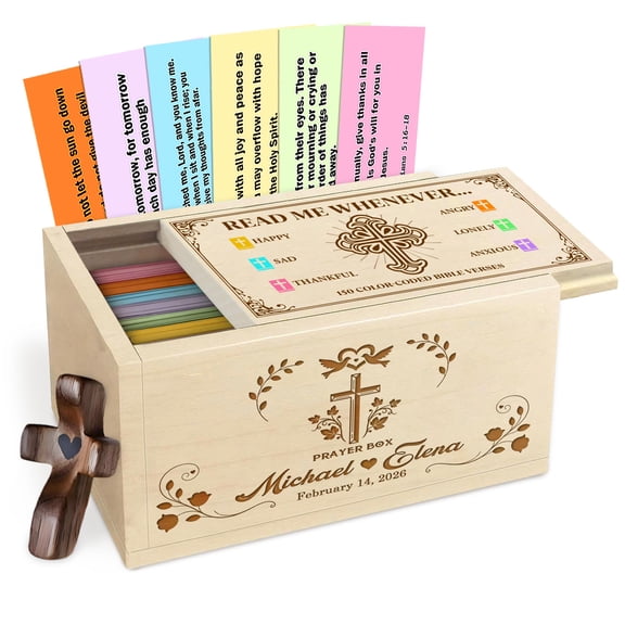 Prayer Box for Couple – Love & Faith Design