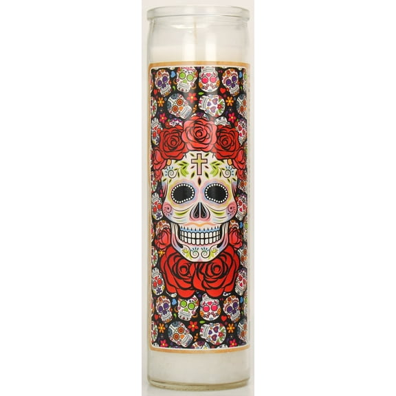 Prayer Candle All Saints Black, 8 Inch