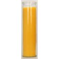 thumbnail image 1 of Prayer Candle Clear Glass Yellow Wax, 8 Inch, 1 of 6