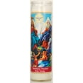 thumbnail image 1 of Prayer Candle Holy Trinity White Wax, 8 Inch, 1 of 6