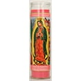 thumbnail image 1 of Prayer Candle V Guadalupe Rose Scent Pink Wax, 8 Inch, 1 of 5