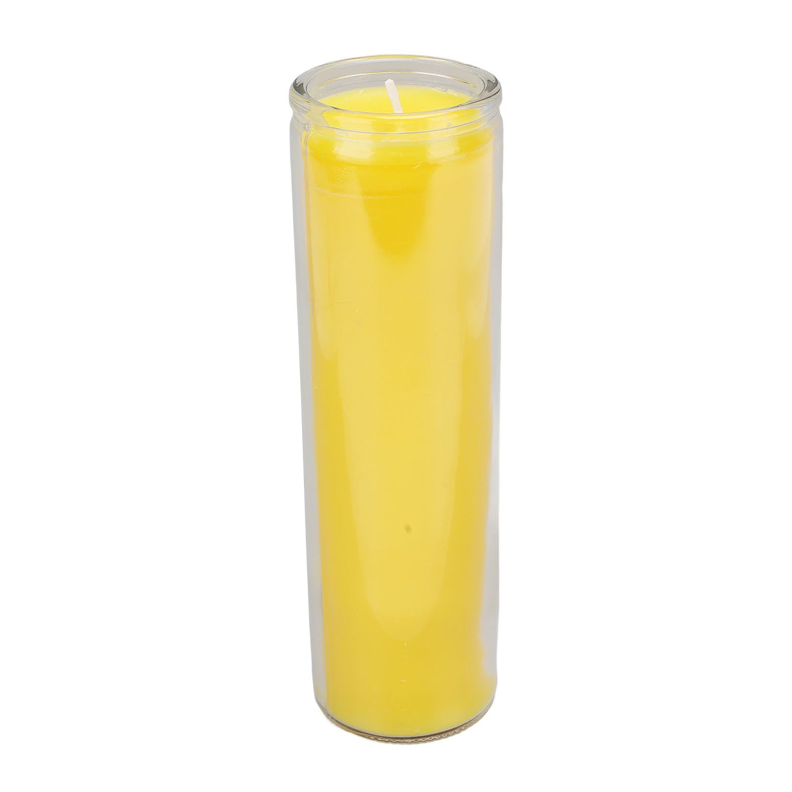 Prayer Candle Yellow Soy Wax Odorless 100 Hours Burning 9.8in High