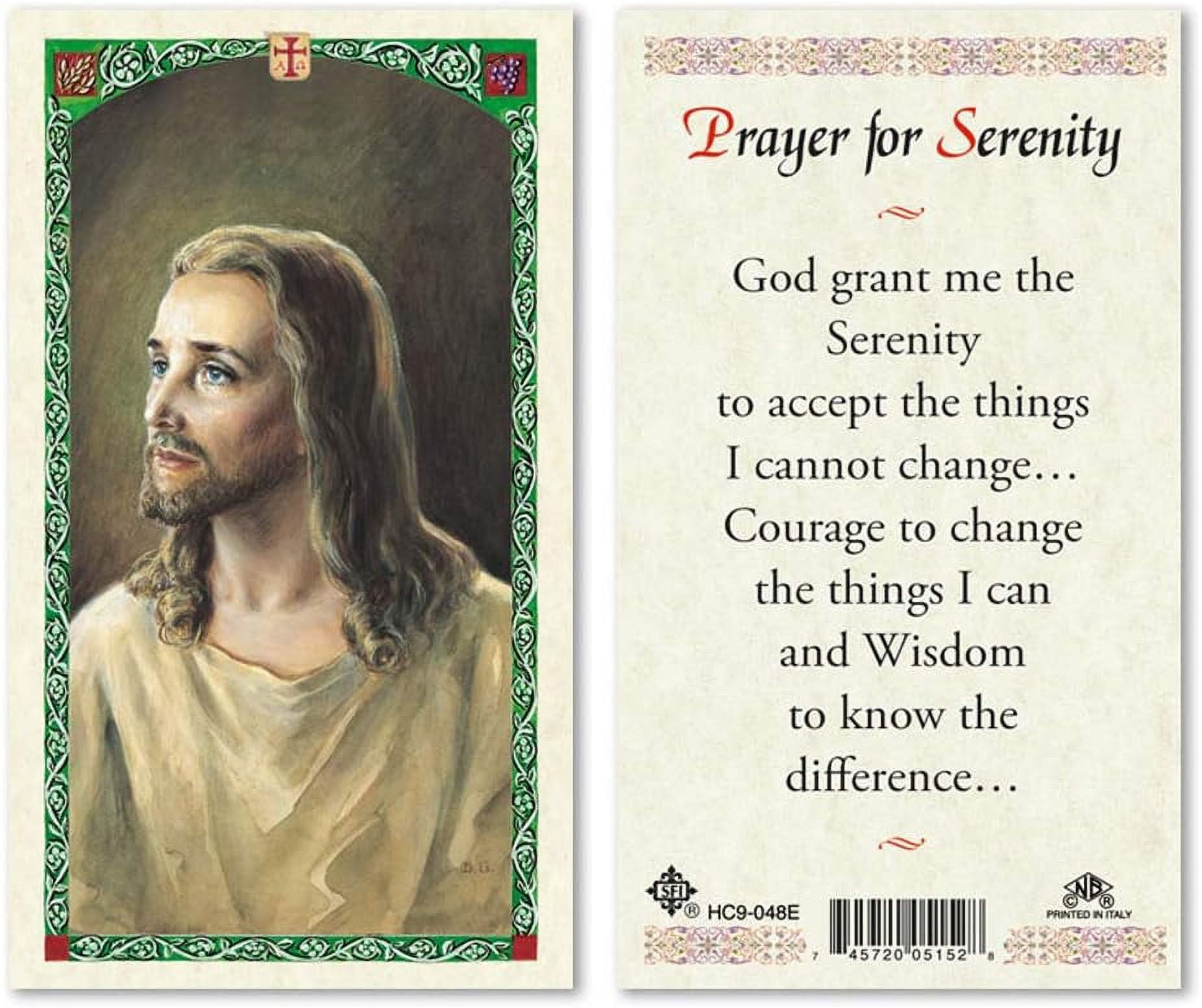 Prayer for Serenity Laminated Prayer Cards - Pack of 25 - Walmart.com