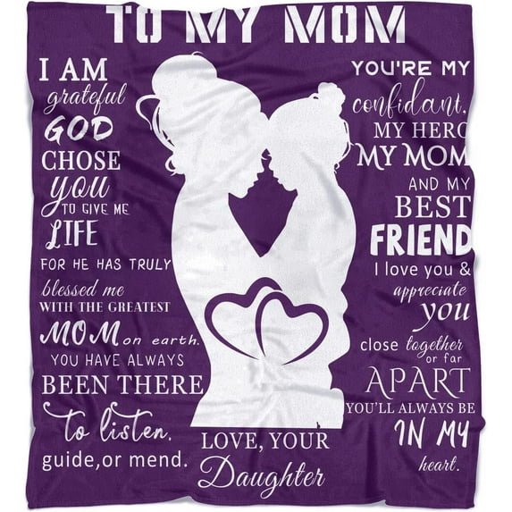 Prayer Healing Blanket with Inspirational Scripture Bible Verse Soft Flannel Throw Blankets Religious Gifts for Women Men 60" x 50"