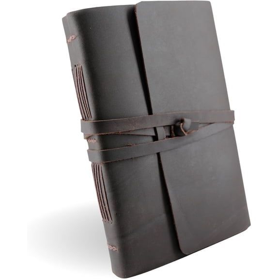 Prayer Journal for Men - Leather Journal Notebook for Men & Women - Full Grain Vintage Leather Bound Notebook - The Perfect Daily Journaling Companion - 6x8in Lined Paper