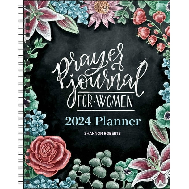 Prayer Journal for Women 12Month 2024 Monthly/Weekly Planner Calendar