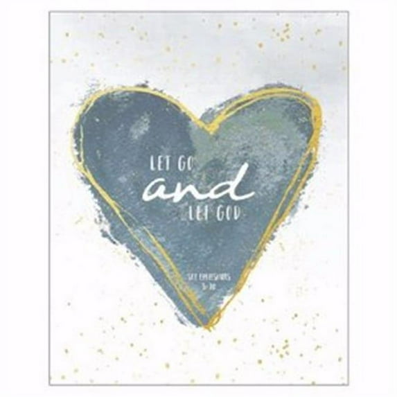Prayer Life 139196 3 x 3.75 in. Let Go & Let God Magnet Card Holder