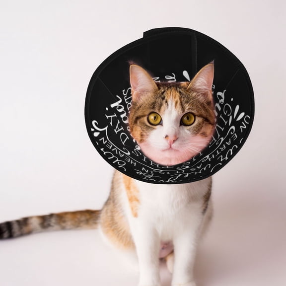 Prayer Of The Lord Soft Pet Recovery Collar for Cats Small Dogs, Protective Elizabeth Collar for Post-Surgery, Anti-Lick & Anti-Scratch