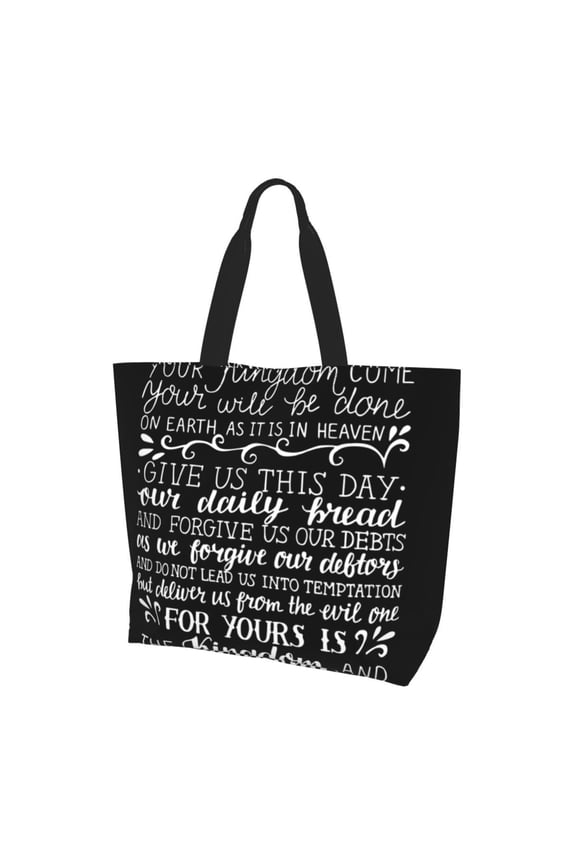 Prayer Of The Lord Women Reusable Bag Large Shoulder Handbag Top Handle Purse Tote