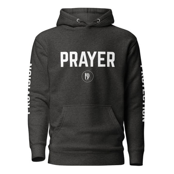 Prayer, Provision and Protection I Unisex Hoodie, Charcoal Heather