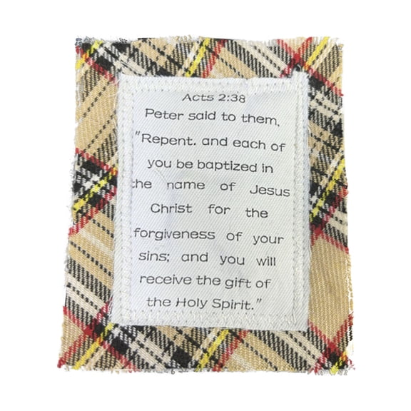 Prayer Quilt Greeting Card Handmade Sewn Pocket Mini Quilts Sympathy Remembrance Thoughtful Inspirational Keepsake