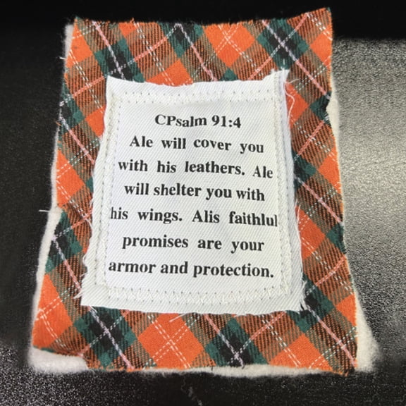 Greeting Card Handmade Prayer Quilt Pocket Mini Quilts Individual Sympathy Remembrance Colorful Sewn Quilts Keepsake Comfort