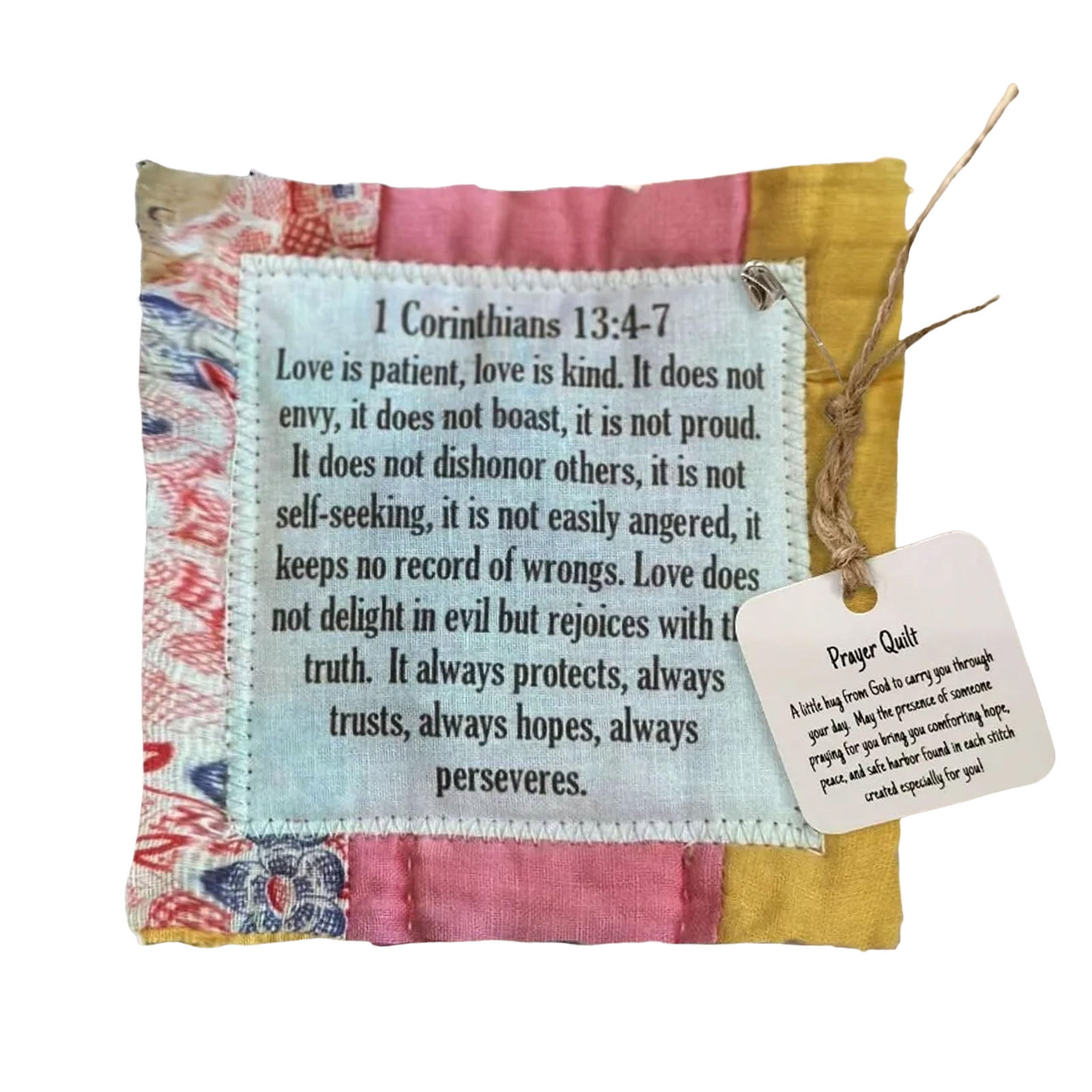 Prayer Quilt With Inside Handmade Sew Individually Colorful Quilts