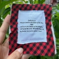 thumbnail image 1 of Prayer Quilt with Cross Inside - Pocket Prayer Mini Scripture Quilt - Handmade Sew Colorful Quilts - Christian Spiritual Encouragement Gift, 1 of 7