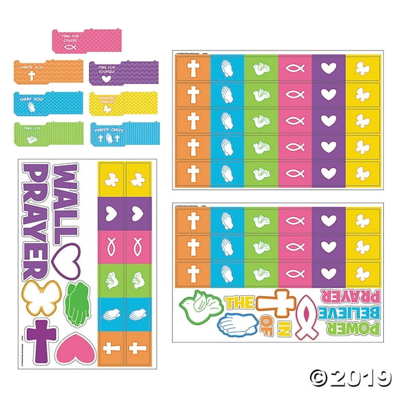 Prayer Wall Set - Educational - 134 Pieces