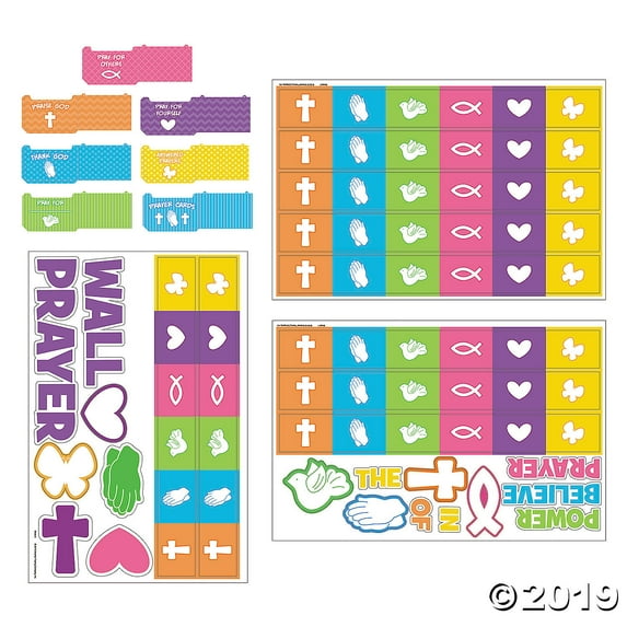 Prayer Wall Set - Educational - 134 Pieces