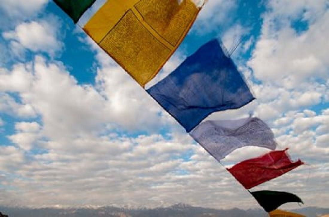 Prayer flags Leh Ladakh India Canvas Art - Ellen Clark DanitaDelimont (24 x 35)