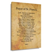 Prayer of St. Francis of Assisi Quotes Wall Art Vintage Prints Poster Nature Kitchen Modern Pictures Canvas Room Decor Hanging Giclee Painting