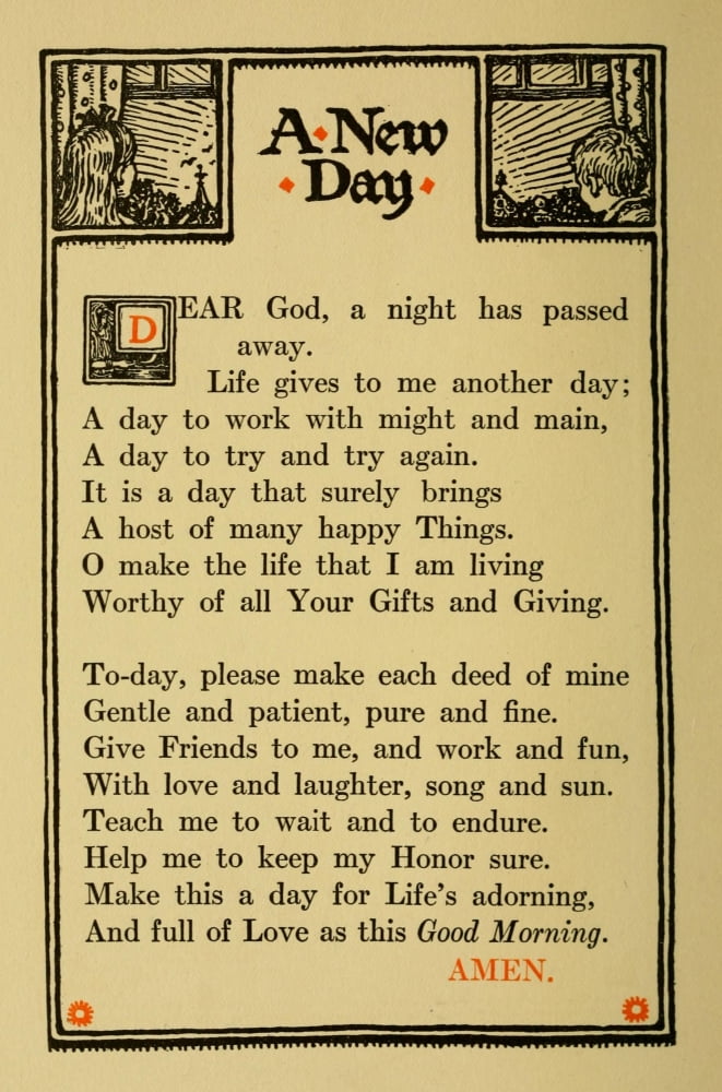 Prayers for Little Men 1912 A new day Canvas Art - Morgan van Roorbach Shepard (24 x 36)