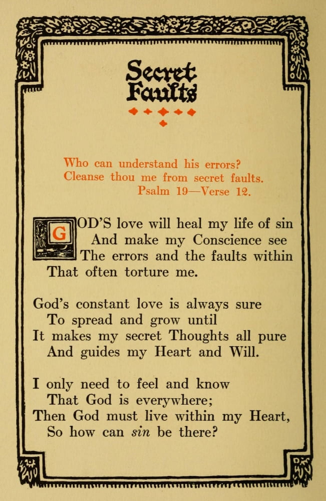 Prayers for Little Men 1912 Secret faults Canvas Art - Morgan van Roorbach Shepard (18 x 24)