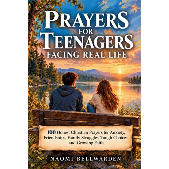 Prayers for Teenagers Facing Real Life: 100 Honest Christian Prayers for Anxiety, Friendships, Family Struggles, Tough C, (Paperback)