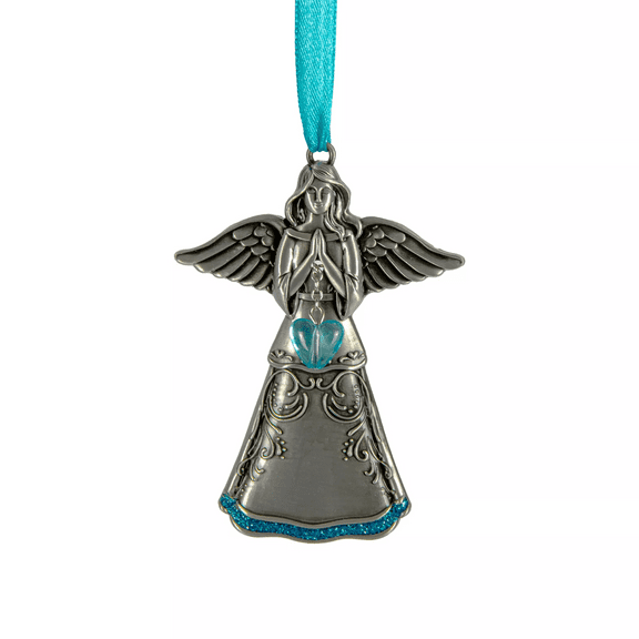 Praying Angel December Birthstone Hanging Ornament